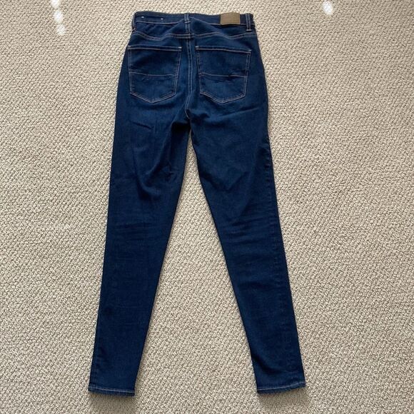 NEW American Eagle Highest Rise Jegging 360 Stretch Dark Wash Size 2 Pants NWOT - Picture 9 of 11